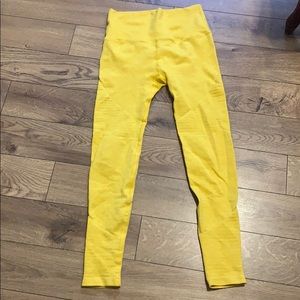 Alphalete R6 Leggings Yellow